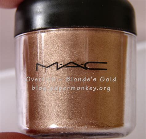 mac blondes gold|MAC Cosmetics Pigment .